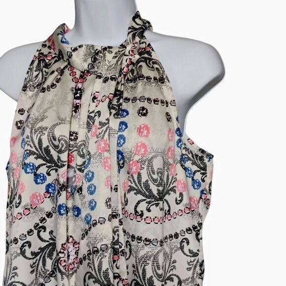 Gorgeous Sunny Leigh Necktie Detal Halter Top Size XL - Picture 4 of 16